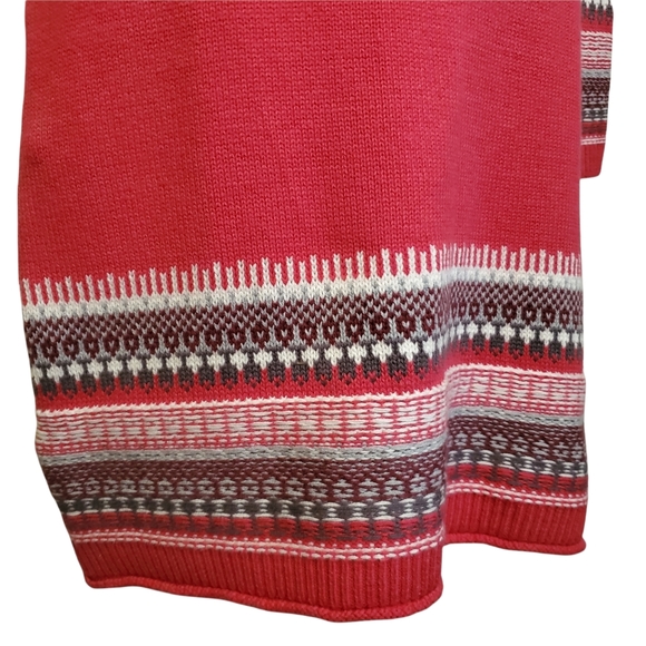 EUC Athleta Fair Isle Nordic Sweater Crew Neck Dress - Picture 5 of 12